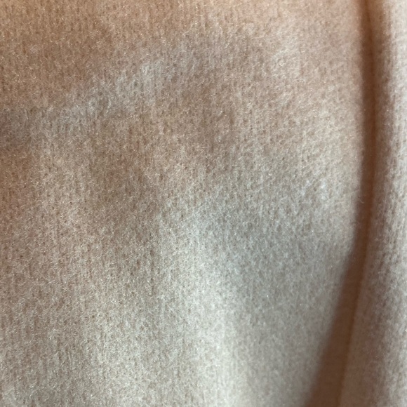 JS~Solid Cream~Notched Lapel~Duel Pocket~Belted~Lightweight~Trench Coat~Size S - Picture 9 of 14